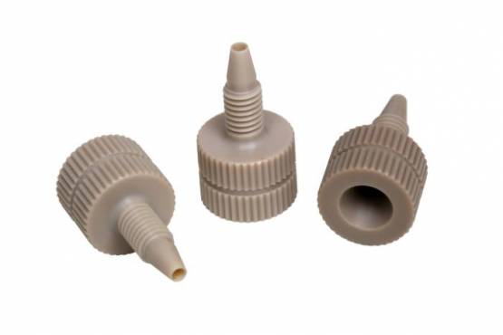 PEEK One-Piece Handtight Nut 1/16", 10-32