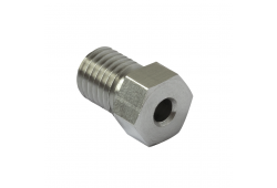 SS Nut 1/8", UNF 5/16-24 threads