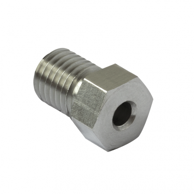 SS Nut 1/8", UNF 5/16-24 threads